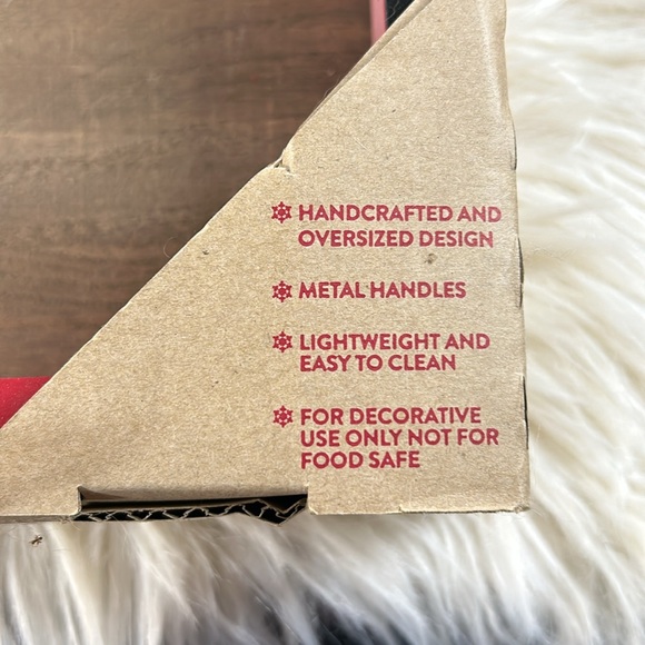 Noel Oversized Holiday Wooden Tray - Picture 4 of 7